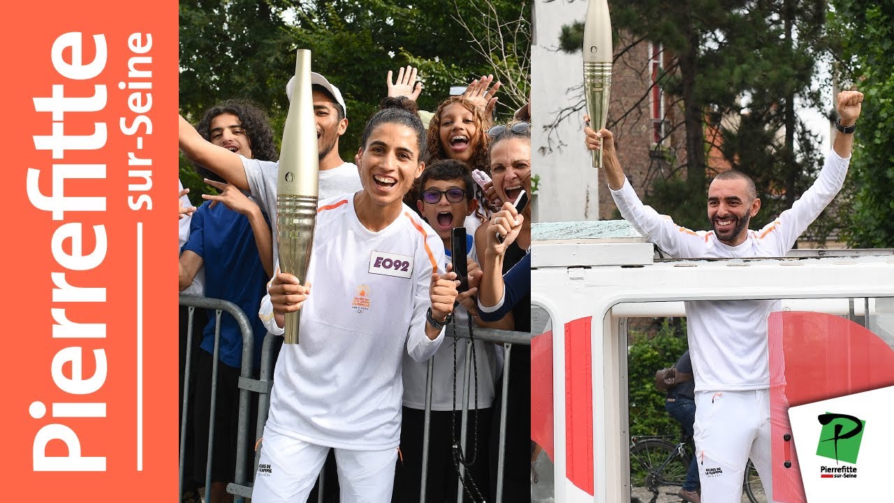 Passage de la Flamme Olympique &agrave; Pierrefitte 🔥