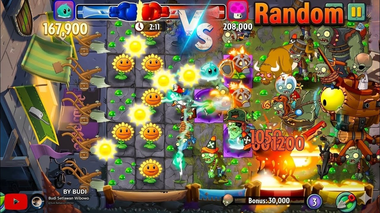 Eps.Cherry Bom 🍒 And Vs Random - Plants Vs Zombie 2