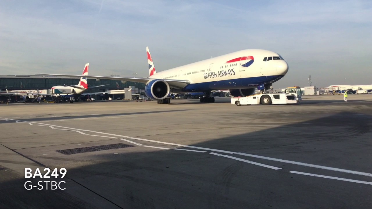 [Ramp] Boeing 777-300ER Pushback! GE90 Startup! HD!