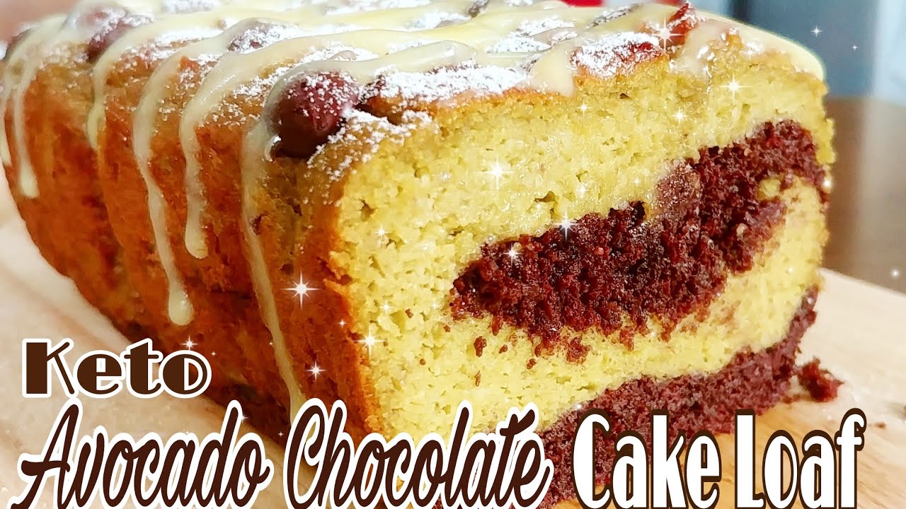 Keto Gluten Free Avocado Chocolate Cake Loaf 酮無麩質鱷梨巧克力蛋糕