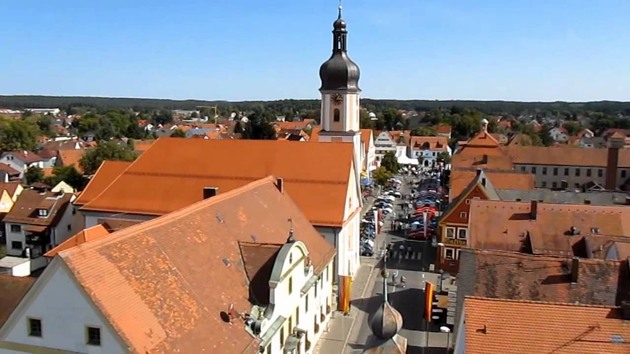 Hoch hinaus - Allersberg von oben...