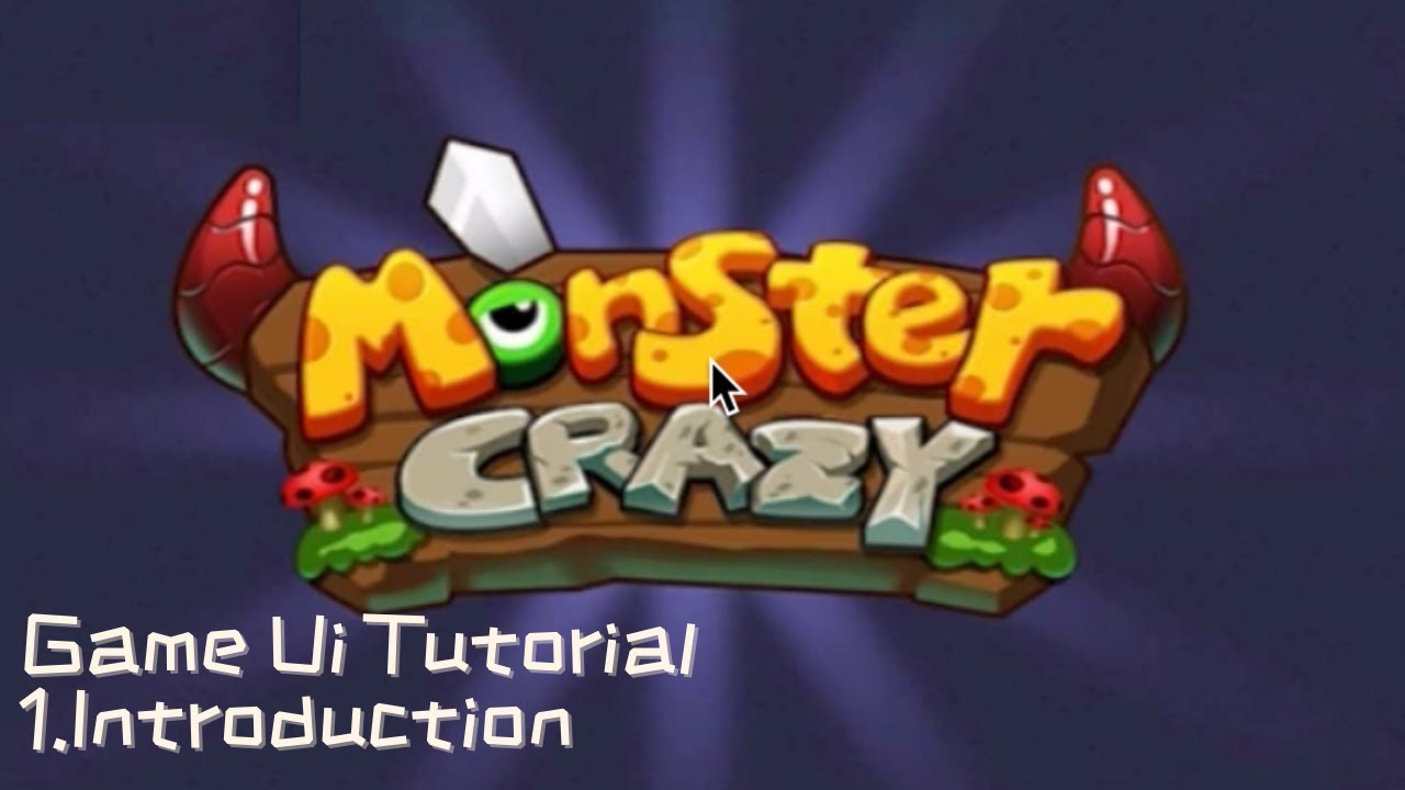 Cartoon Game UI Logo Tutorial for indie game developer without art background -   1 Process Overview