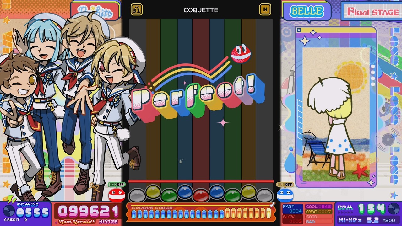 [POP'N MUSIC High⭐️Cheers!!] フレンチボッサ - COQUETTE (H) 996