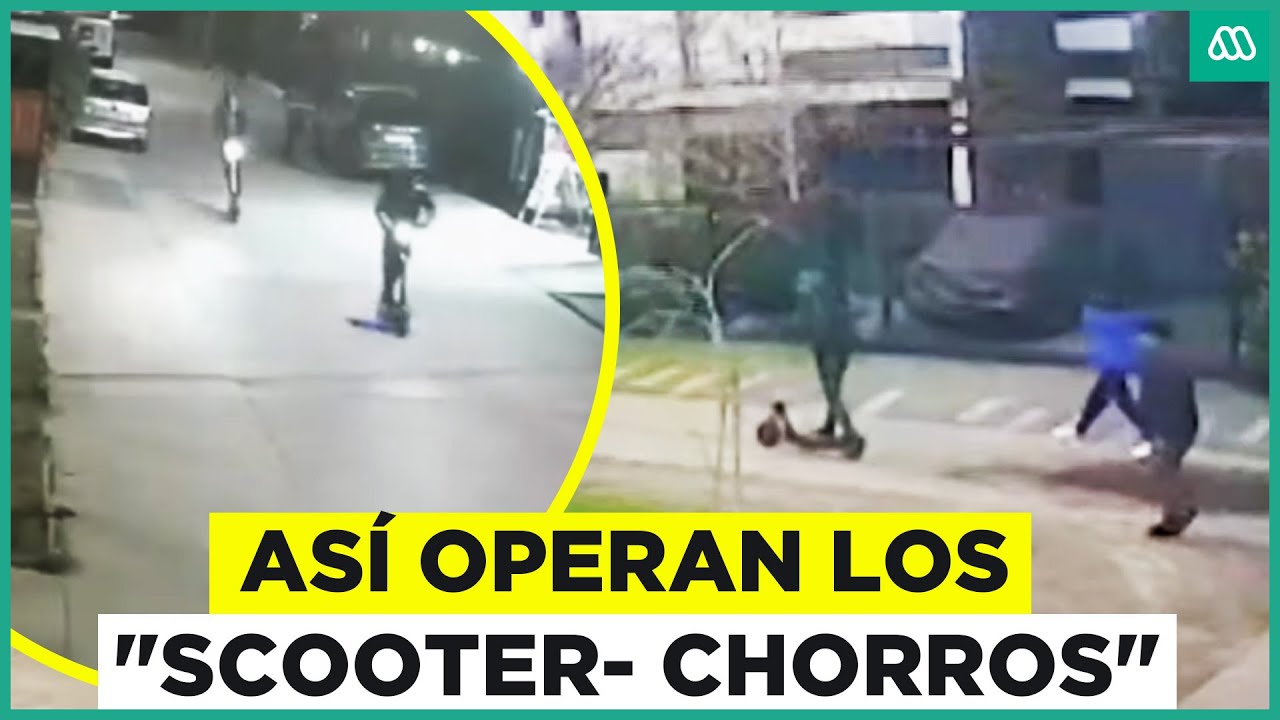 Así operan los "Scooter- Chorros": Bandas atacan mientras manejan