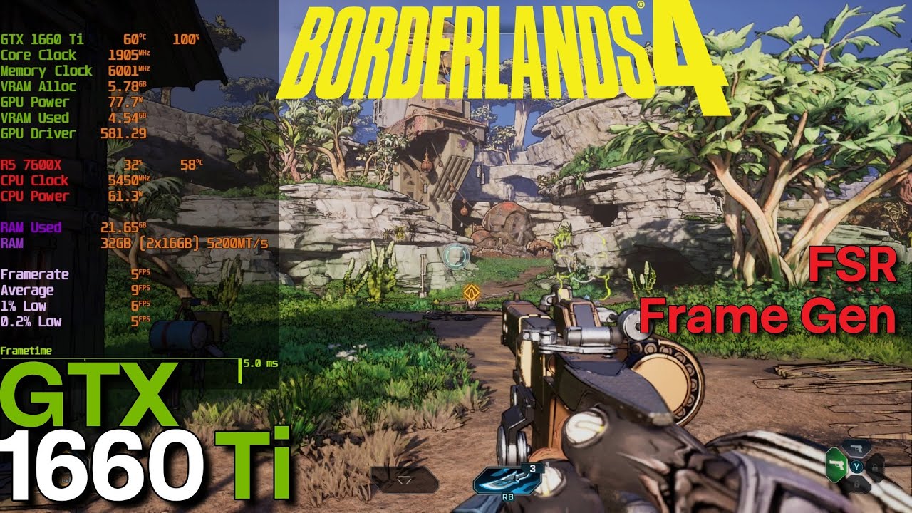 Borderlands 4 | GTX 1660 Ti | Does it have what it takes?
