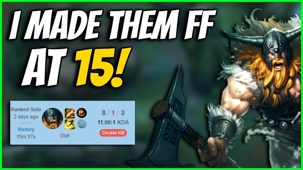 OLAF IS OVERPOWERED! | Season 11 Olaf Jungle Guide with RUNES + BUILD | League of Legends Guide