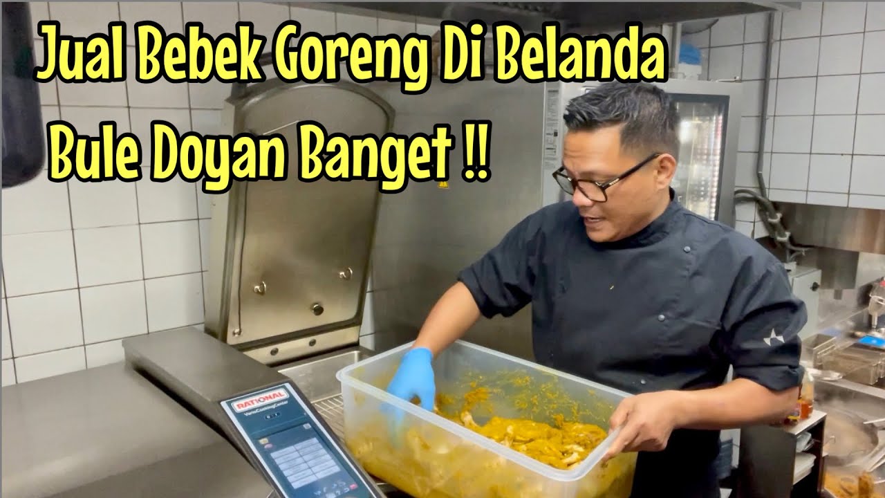 BULE JUGA DOYAN MAKAN BEBEK GORENG CABE IJO,  PULUHAN KILO BEBEK GORENG PERMINGGU HABIS TERJUAL
