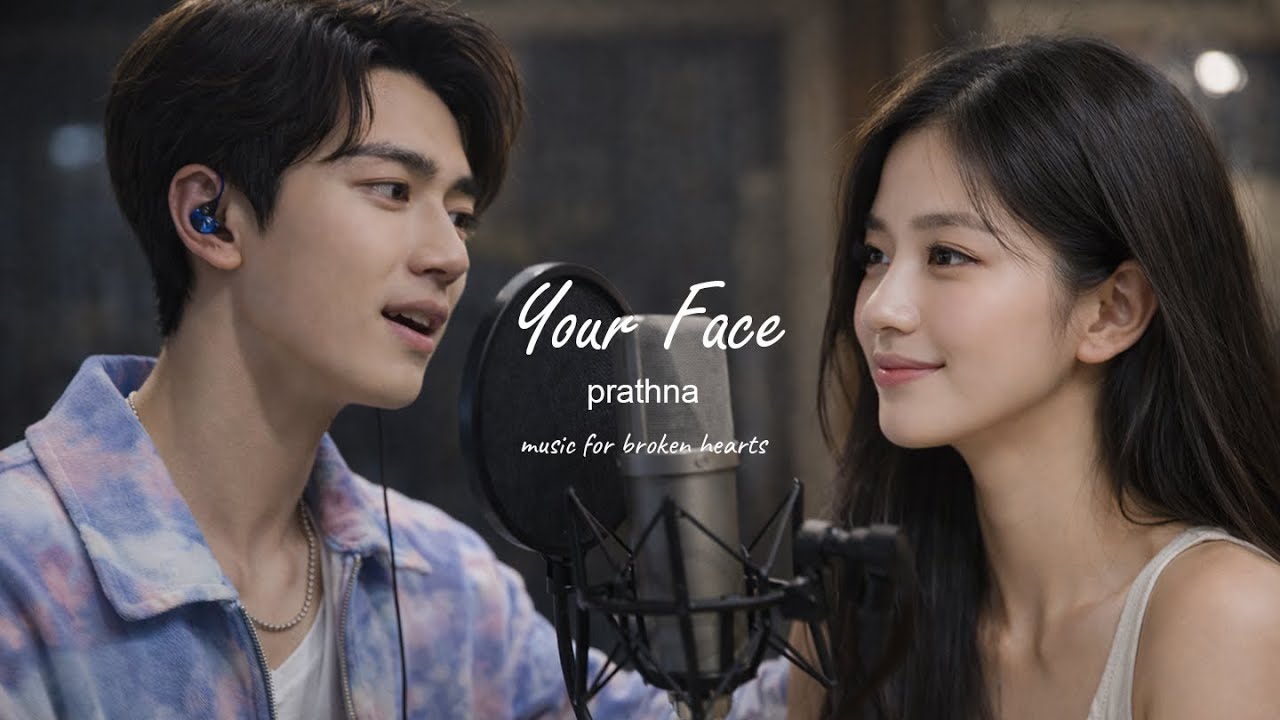 Your Face Duet | Soft Romantic Love Song (Lyrics Video)