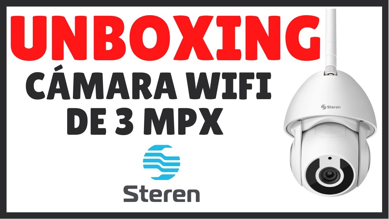 ¡LA CÁMARA 360° MÁS BARATA! Unboxing + Instalación PASO a PASO (STEREN 3MP) 🔥