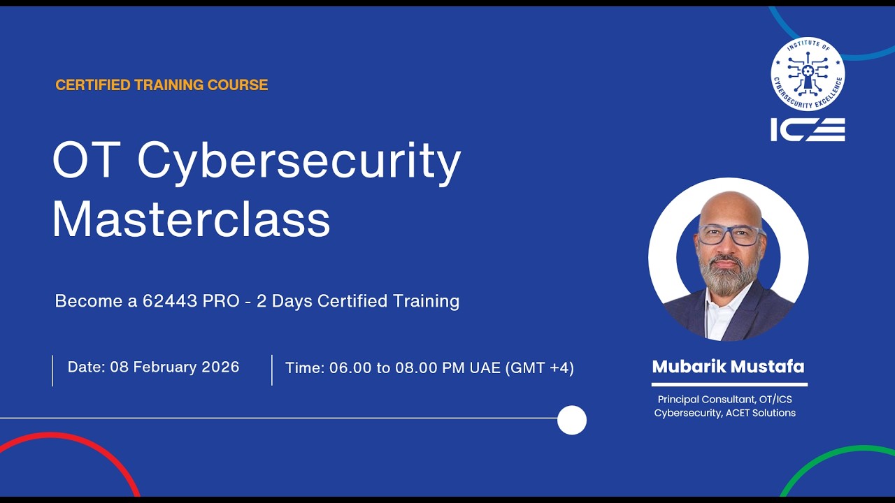 OT Cybersecurity Masterclass Become a 62443 PRO - 2 Days Certified Training - Day 2
