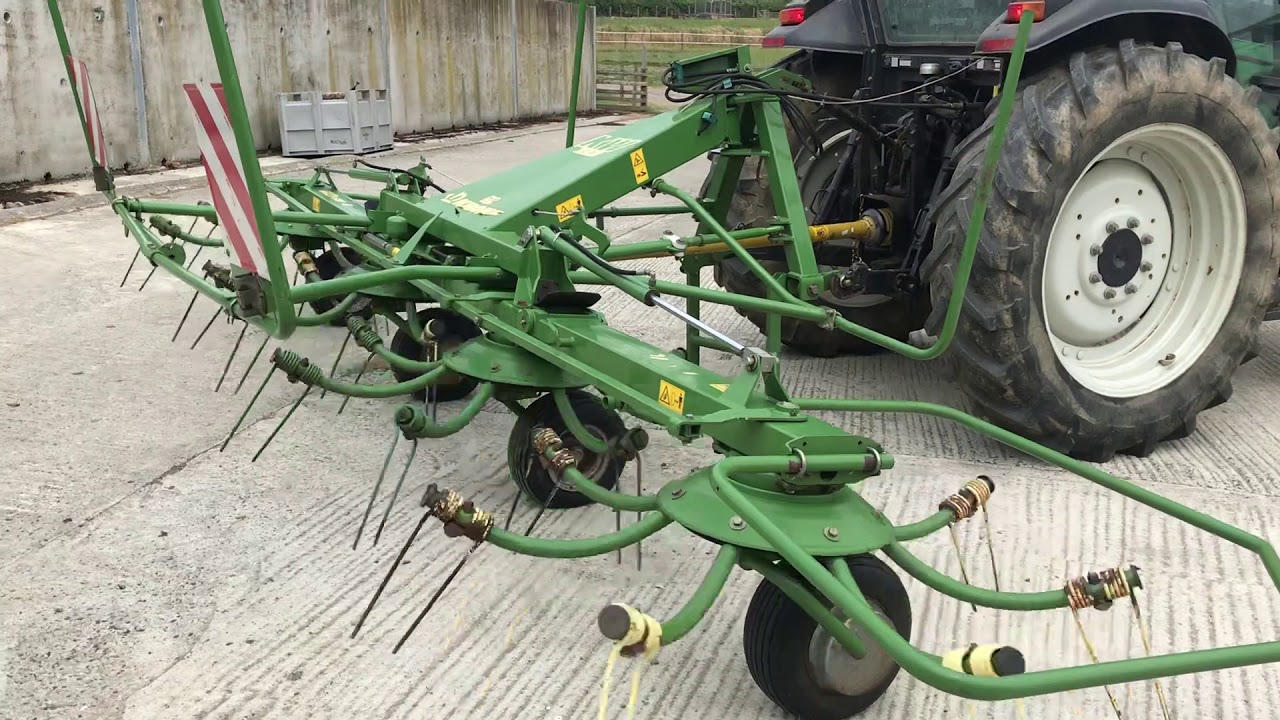2007 Krone KW5 52 Four Rotor Tedder for Tractor