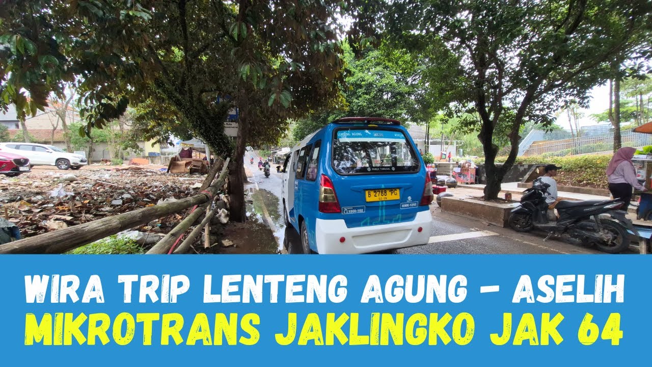 TRIP Naik Mikrotrans JAK 64 dari Stasiun Universitas Pancasila ke Aselih Hanya 0 Rupiah