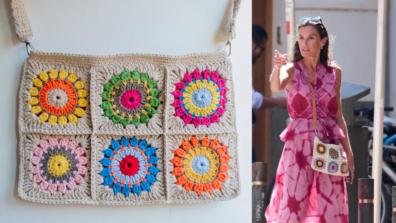 👑VIRAL: Como tejer el bolso de la reina Letizia sin gastar mucho💲 | tendencia crochet