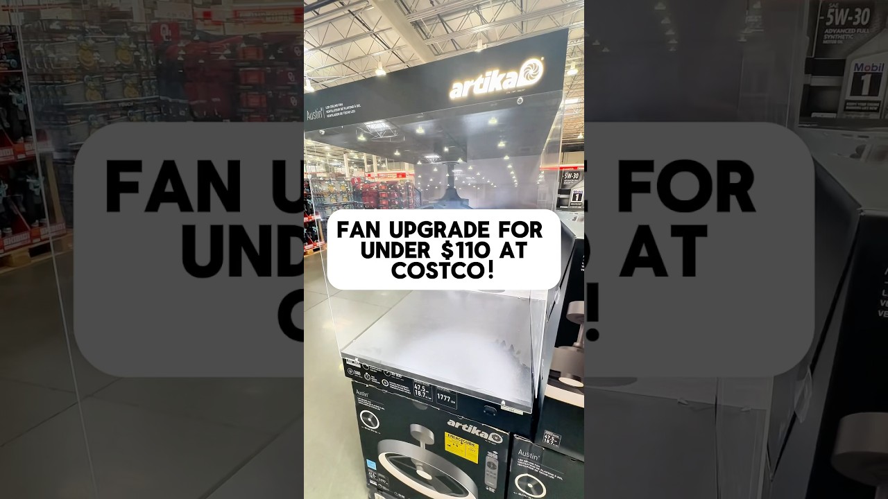 Costco Deal! ARTIKA 23” Fandelier With Downlight On Sale ! 