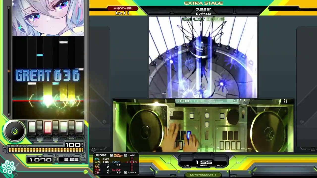 【beatmania IIDX】quasar Another EX HARD CLEAR！