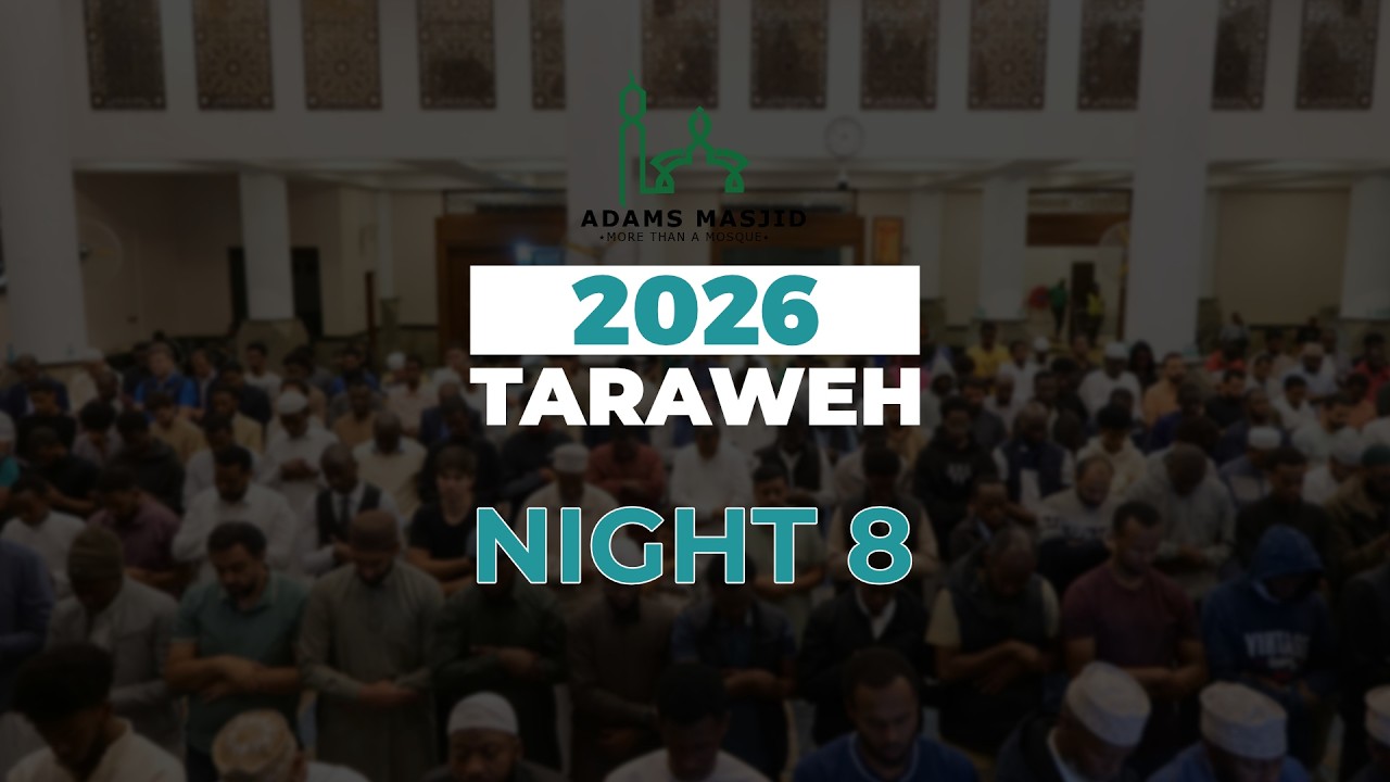 Night 8 Taraweh at Adams Masjid, Nairobi