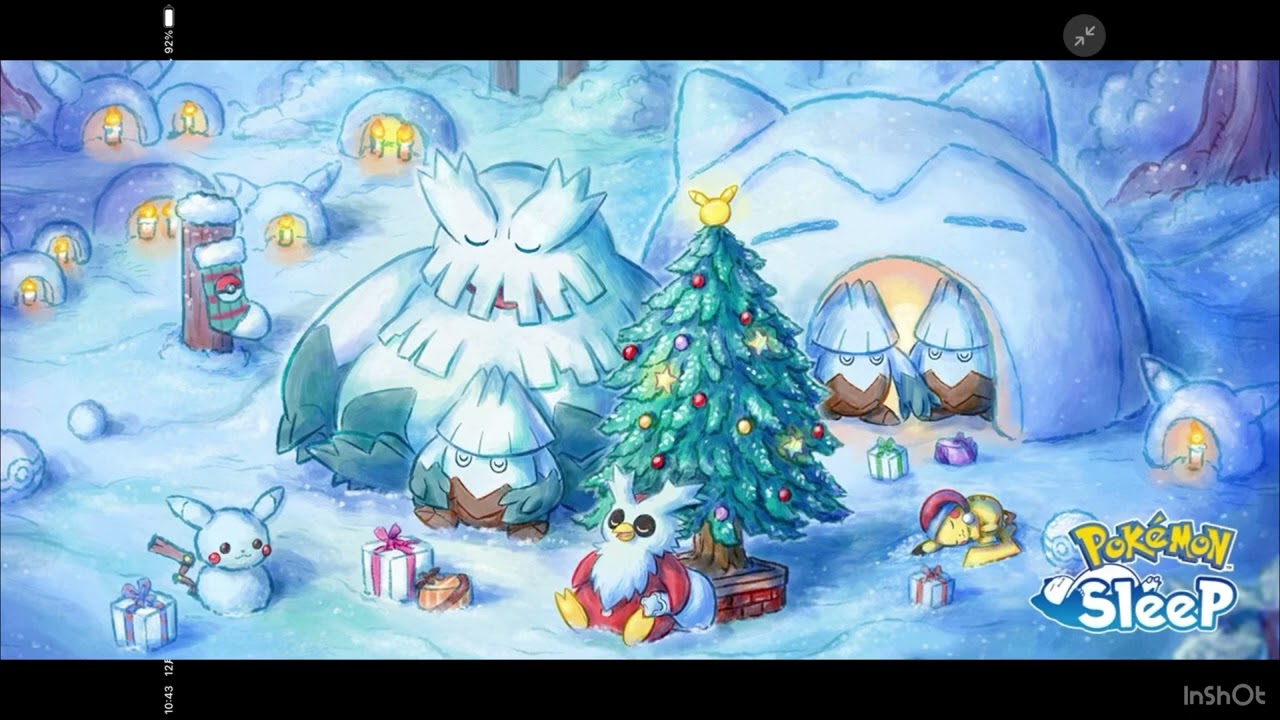 【ポケモンスリープ】ポケモンスリープホリデーbgm ＃ポケモンbgm ＃ポケモンスリープ　#pokémonsleep #pokemonsleep #pokémonsleepbgm
