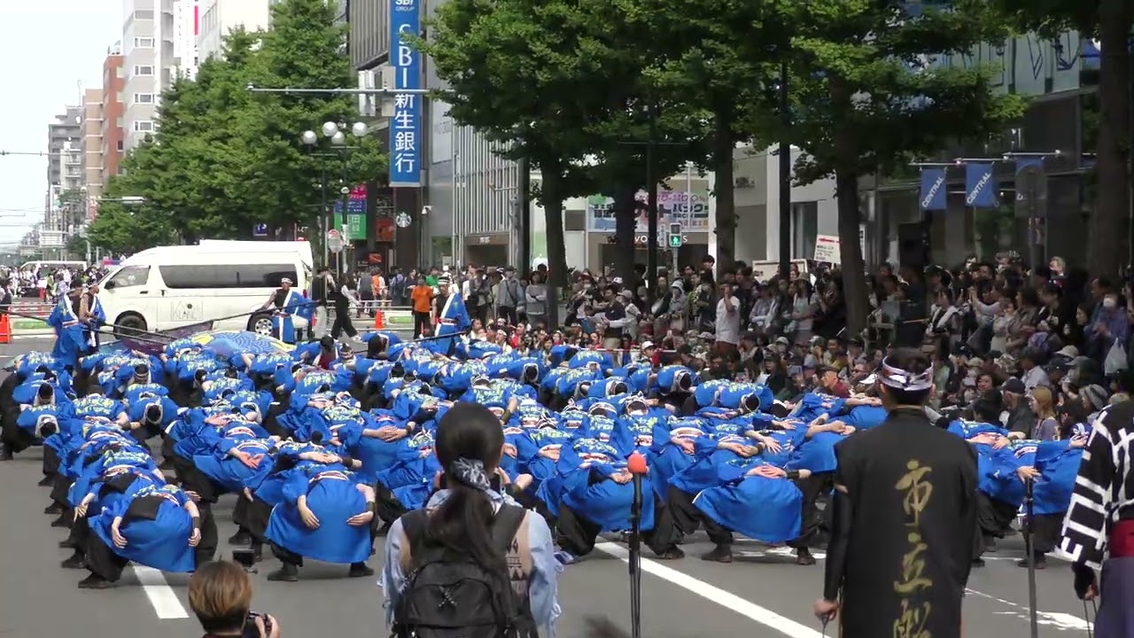 市立船橋高校吹奏楽部THEヨサコイ / YOSAKOIソーラン祭り / 三越前会場 / 2025-06-07