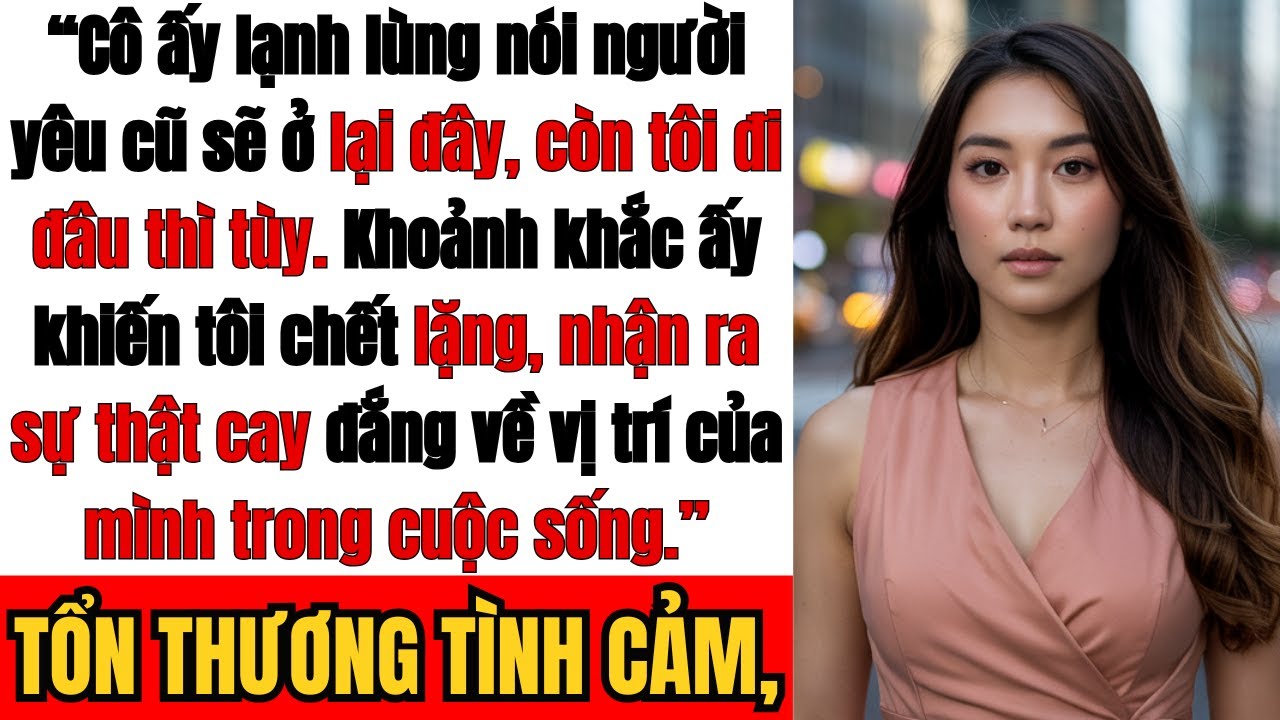 “Người yêu cũ của em sẽ ở lại đây — còn anh thì… muốn ra khách sạn thì cứ đi,” cô ấy lạnh lùng nói.