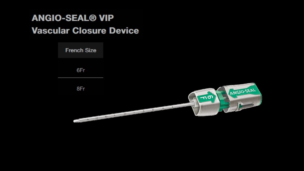 Angioseal Vascular Closure Device Deployment