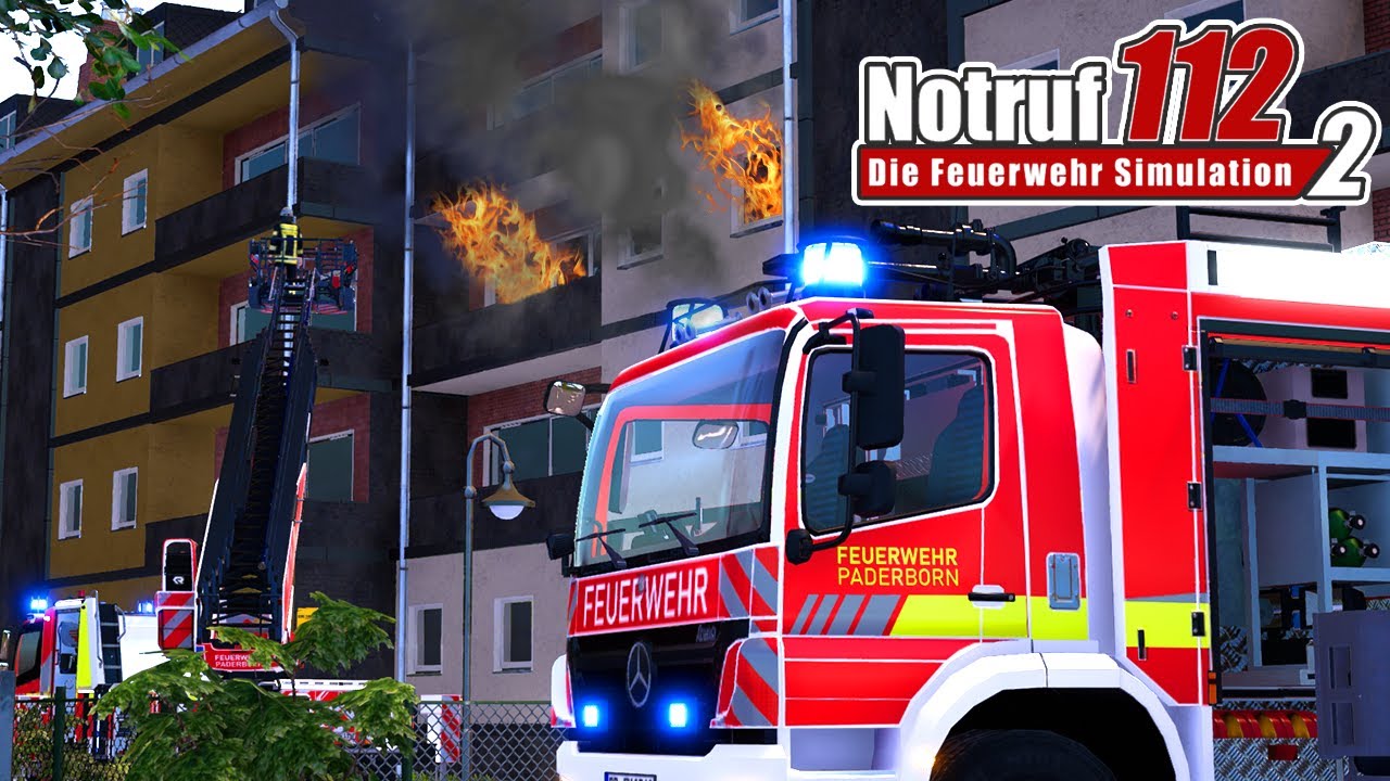 VOLLBRAND in Wohnung | NOTRUF 2 | Notruf 112 Die Feuerwehrsimulation 2