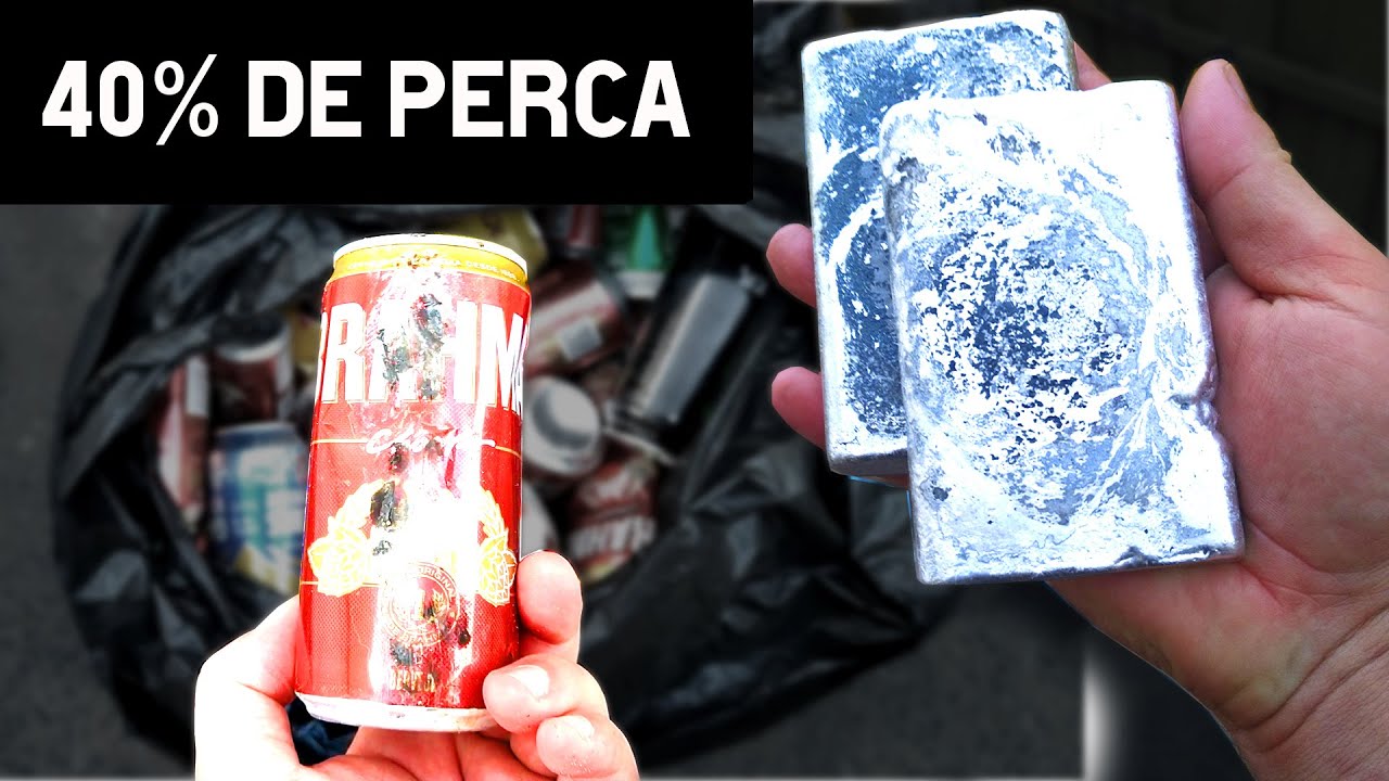 VENDER POR 6,50R$ OU DERRETER ? O QUE VOCÊ FARIA? - FUNDIÇÃO CASEIRA DE ALUMÍNIO