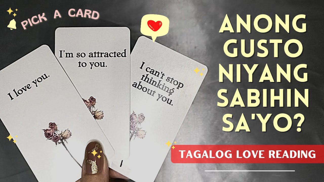 PICK A CARD ❤️‍🔥 Anong Gusto Niyang Sabihin Sa'yo? Message Niya Para Sa'yo  (Love Reading) 😲🥰🤭