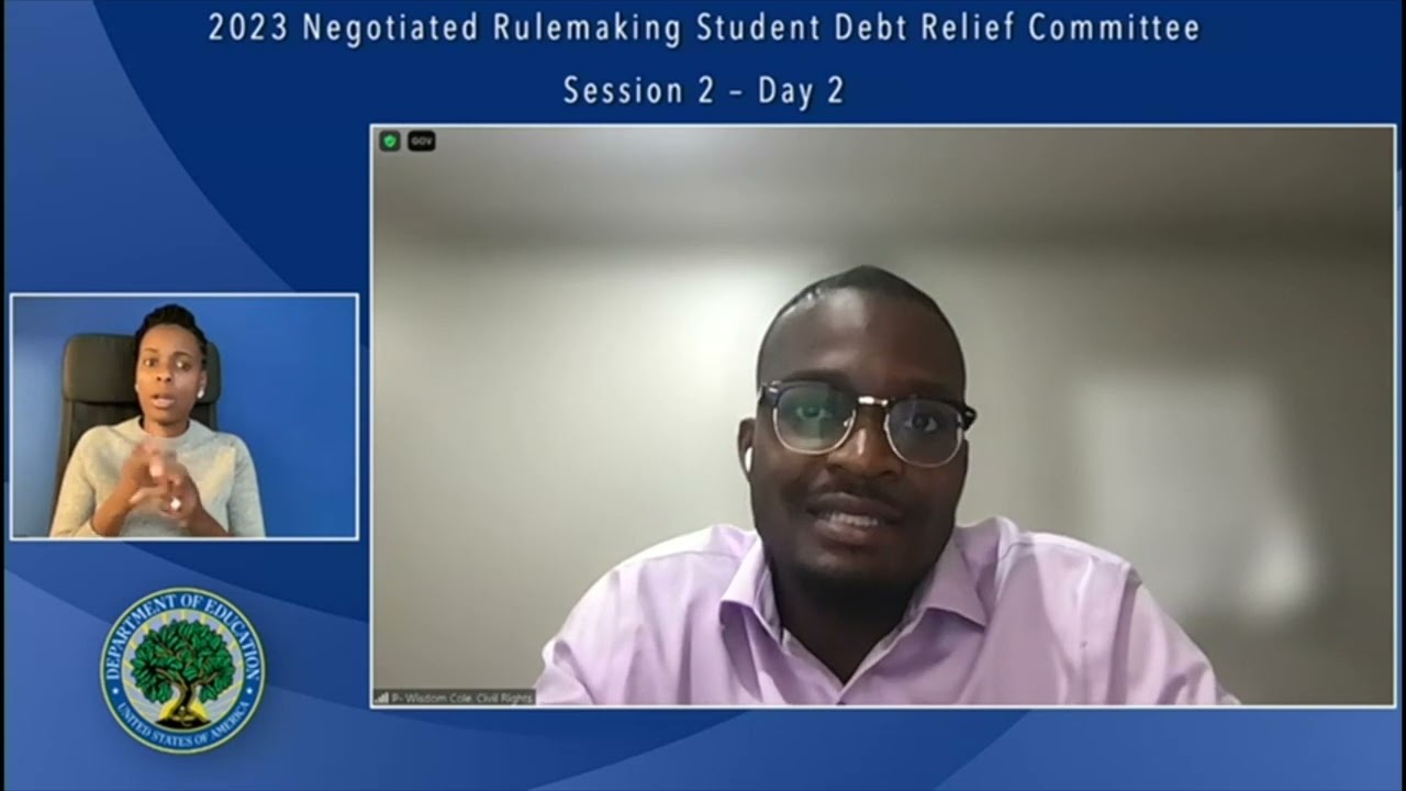 Student Loan Debt Relief Committee PM Session November 7, 2023