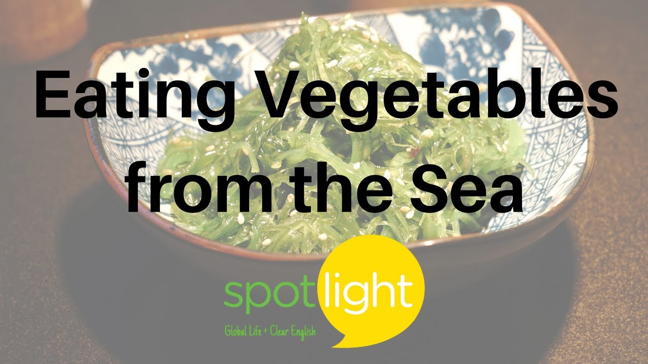 Eating Vegetables from the Sea | practice English with Spotlight