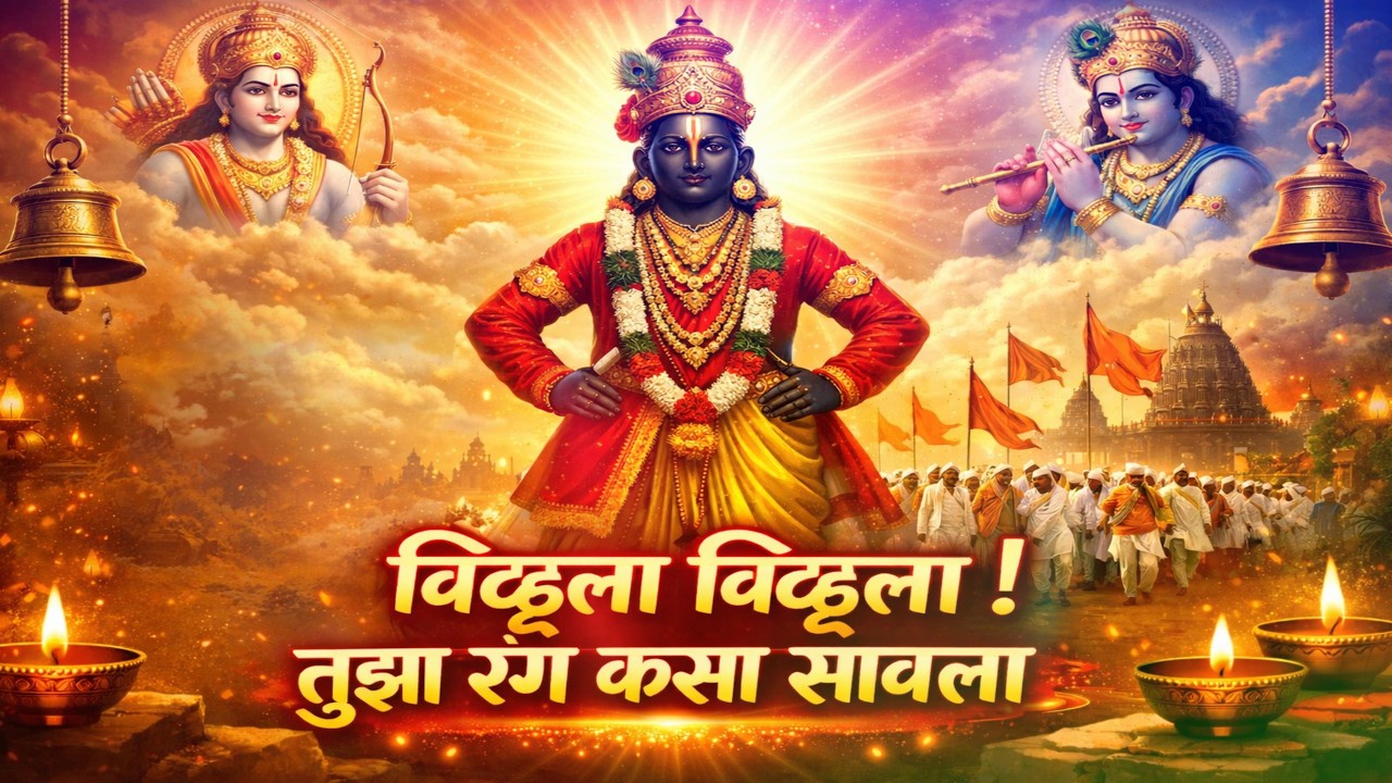 विठ्ठला विठ्ठला ! तुझा रंग कसा सावळा !