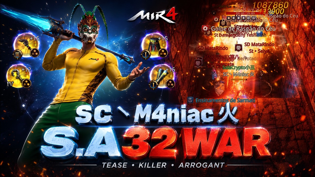S.A Resistance ПРОТИВ UNF/SC/77 | Битва за WB на S.A32 | POV SC丶M4niac 火 | Mir4