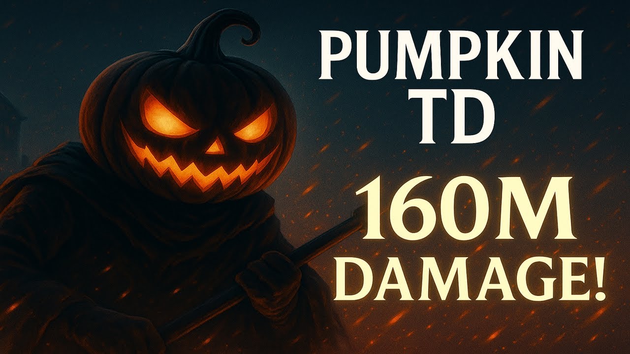 Warcraft 3 Pumpkin TD: 160 Million Damage Run While Learning the Game