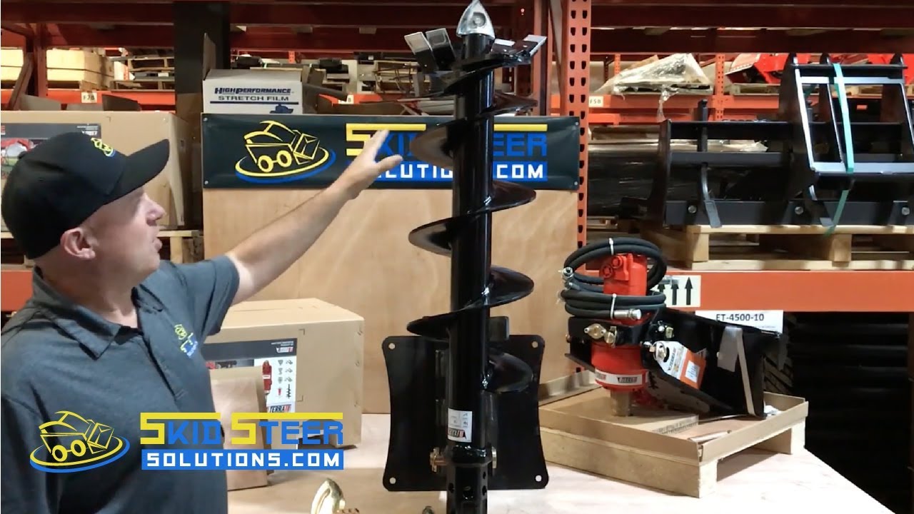 Eterra Earth Auger Bits for Skid Steer Loaders, Excavators and Mini Skid Steers - Complete Overview
