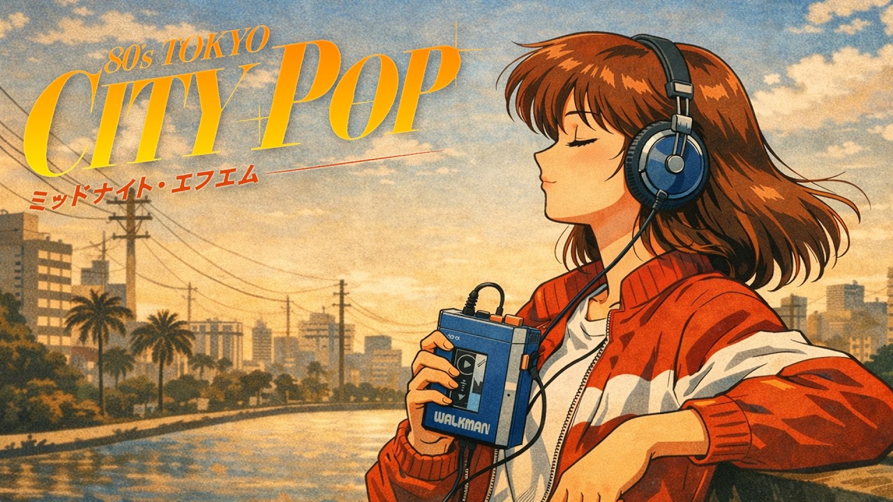【80's JAPANESE CITY POP🎧】ミッドナイト・エフエム (Midnight FM)  -Chill City Pop Drive 🚗 | 作業用BGM - Playlist 5