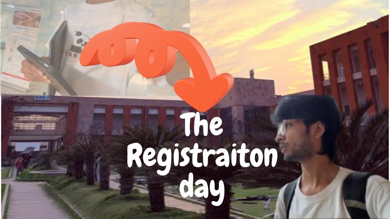 The registration day at BITS HYD campus 