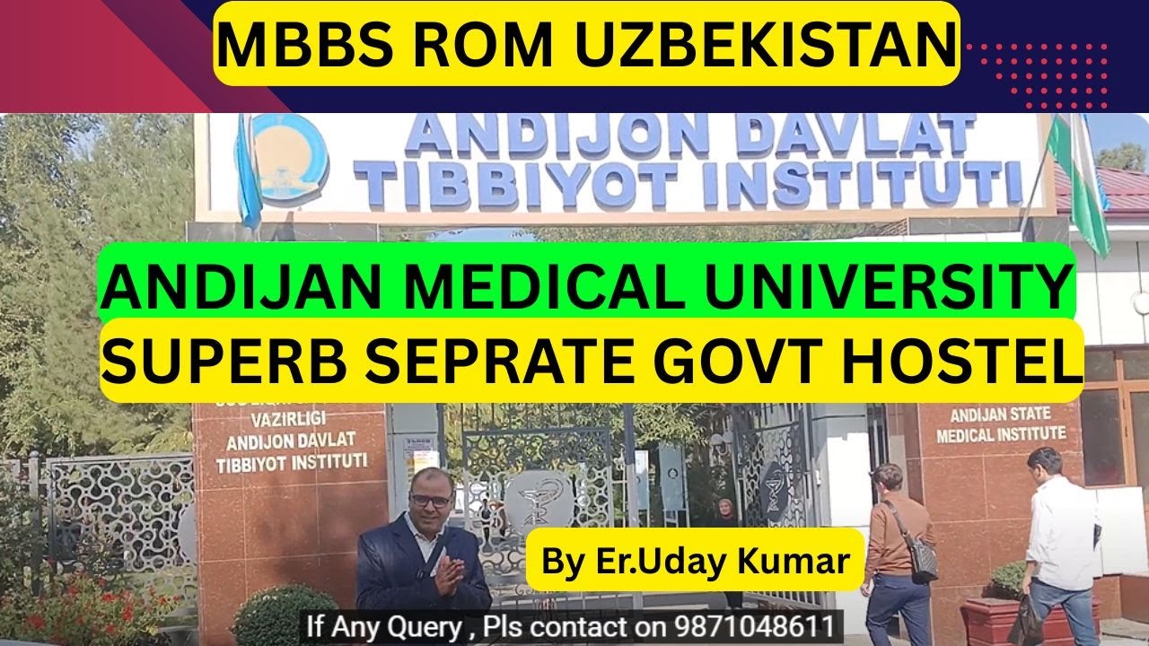 MBBS FROM UZBEKISTAN 2025 , Top Govt University , Andijan State Medical University , Complete view