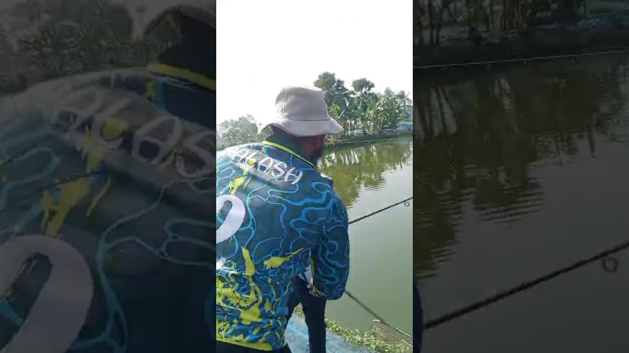 কাতলা মাছ আমার ছিপ ভেঙ্গে দিল। 