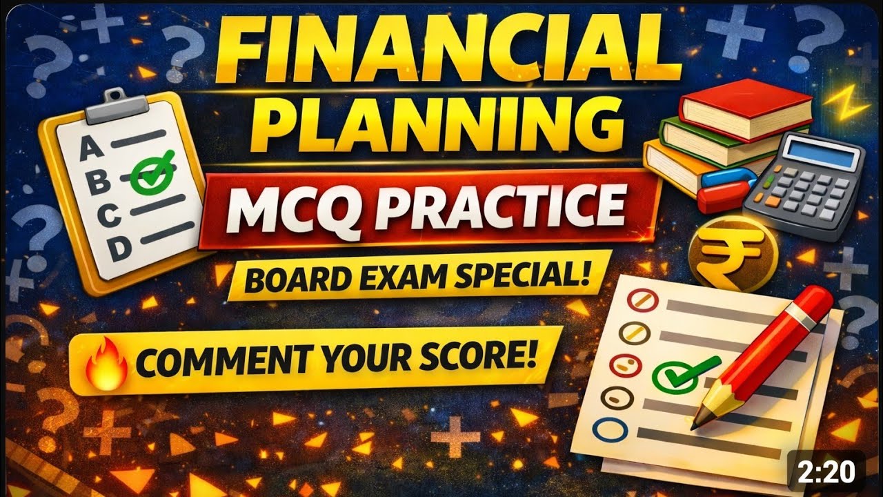 Unit 4 Financial Planning MCQ | SSC MH Board | GST MCQs with Solution | Class 10