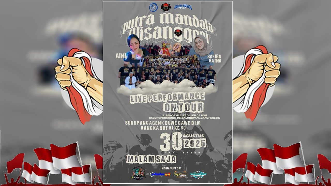 LIVE performance On Tour PUTRA MANDALA WISANGGENI Sukupancagenk Duwe Gawe Dalam Rangka HUT RI Ke -80