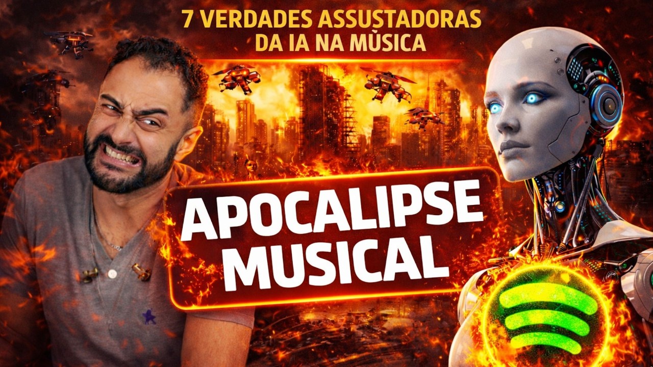 APOCALIPSE MUSICAL - 7 Verdades Assustadoras da IA na Música - NERD MUSICAL