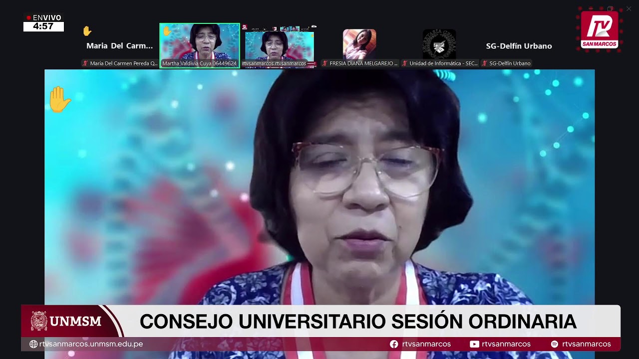 🔴#ENVIVO #UNMSM 12/03/2026 Consejo Universitario Sesión Ordinaria