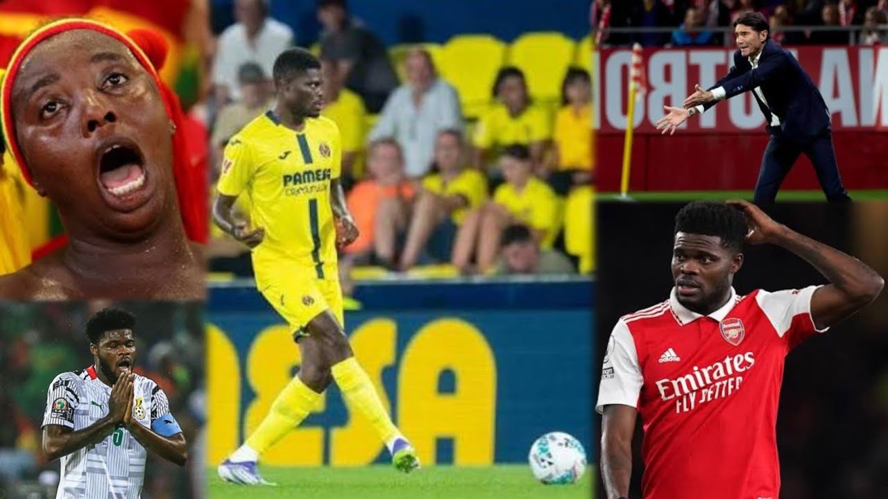 Ghanaians react to Villarreal Coach's comment against Black Stars player Partey's performance 😲