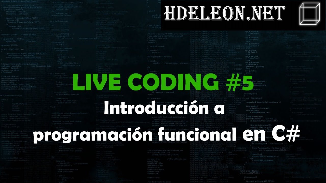 Live coding #5 - Introducción a programación funcional en C#