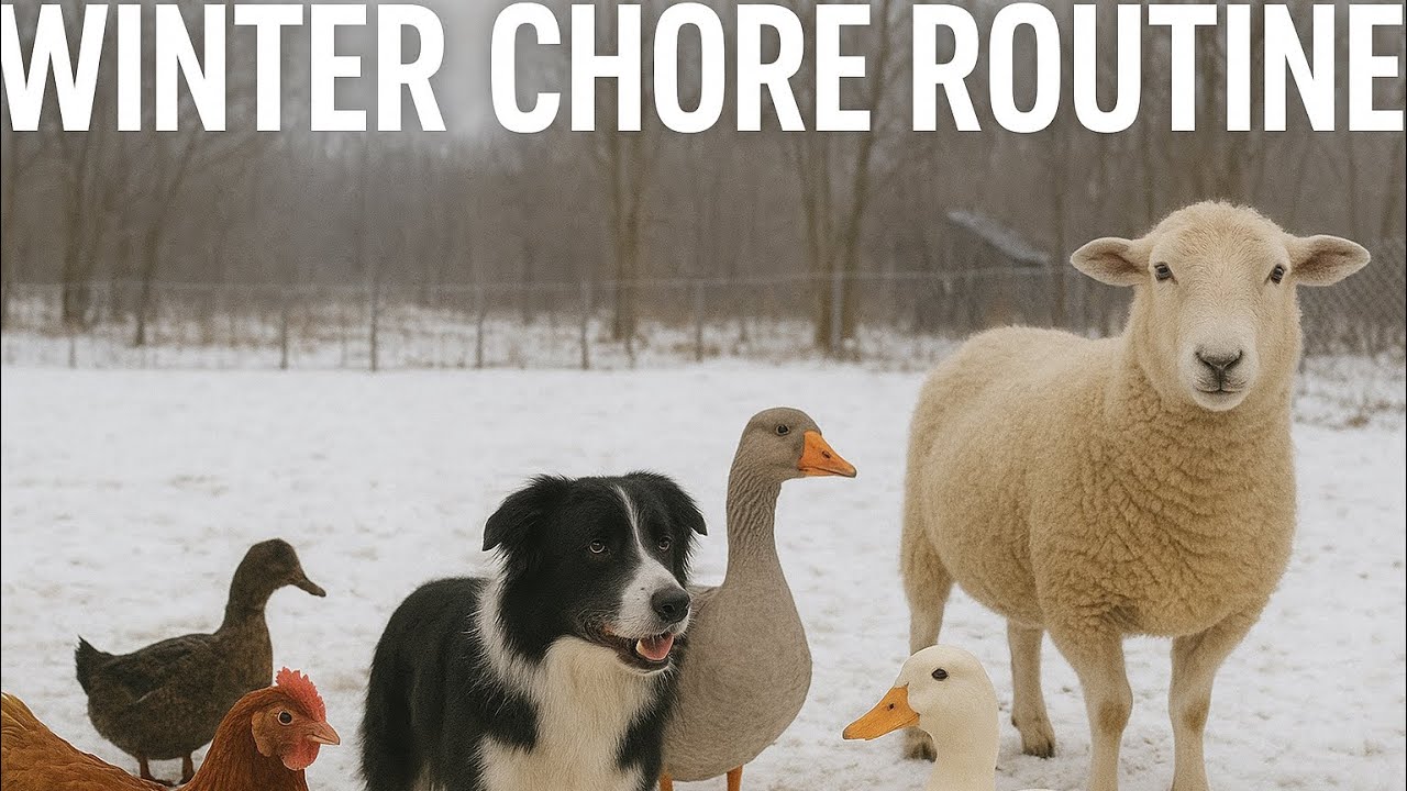 Winter Morning Chores on the Homestead | Family Farm Routine