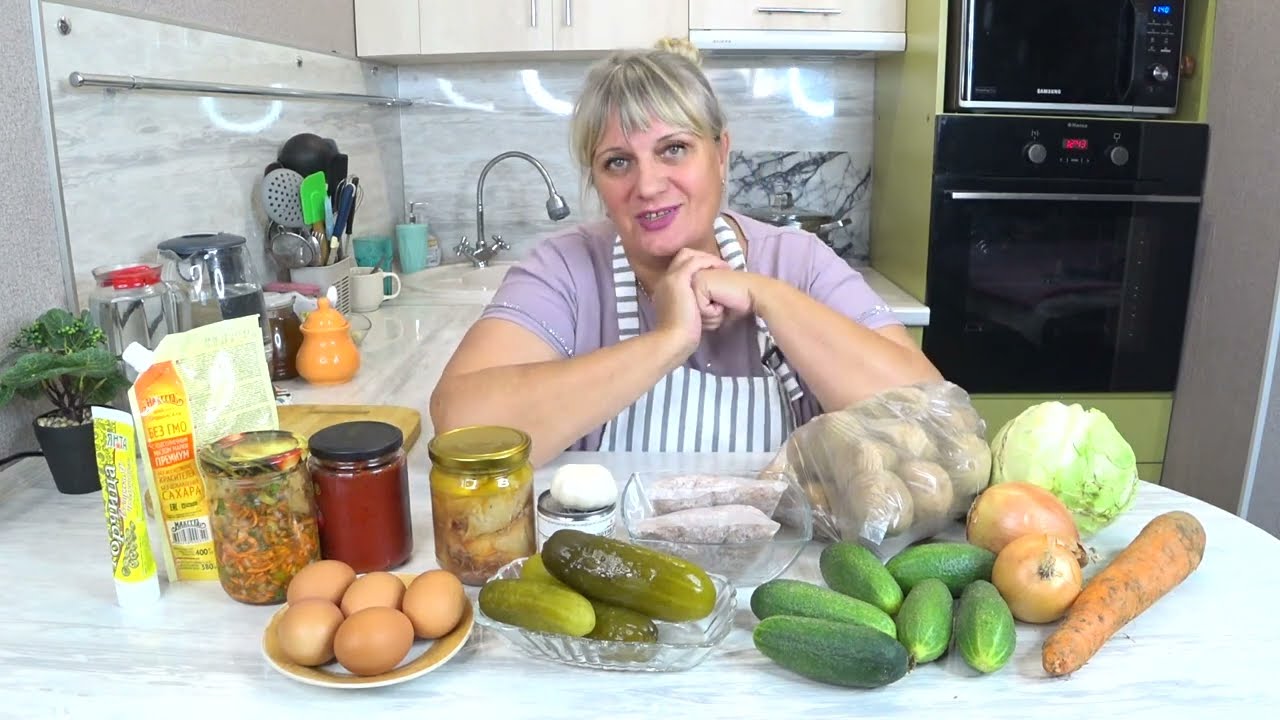 МЕНЮ на 2 дня живем на  МИНИМАЛКУ❓ Готовим из 1 банки ТУШЕНКИ КУРИНОЙ ВКУСНО и за сущие Копейки ❓❓❓