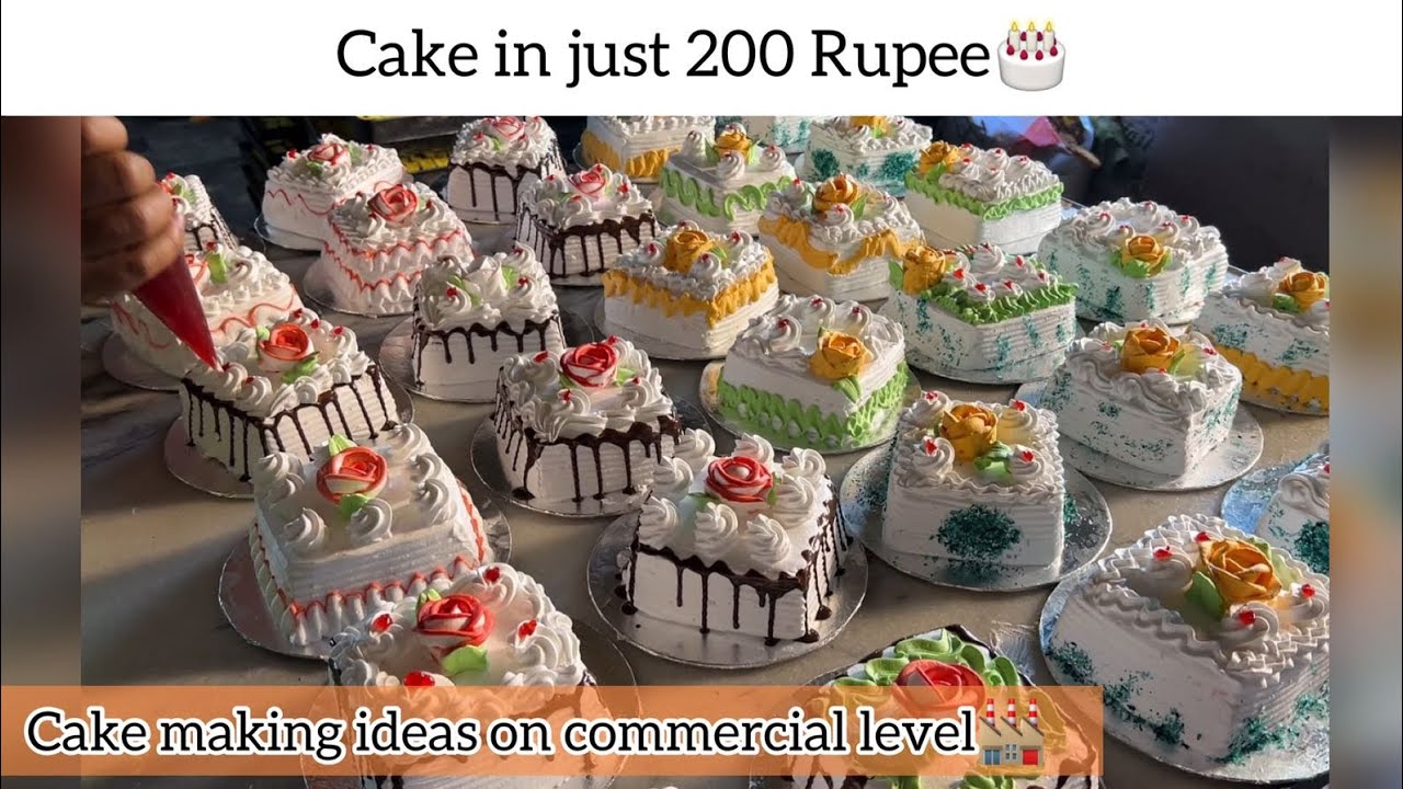 How To Cake Decoration In Commercial Level | Cake Making Ideas On Commercial Level By Chef Zain