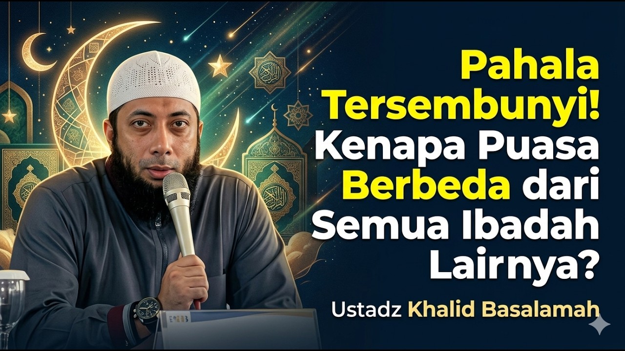 Hanya Untuk Allah! Rahasia Kenapa Pahala Puasa Tidak Ada Batasnya — Ustaz Khalid Basalamah #ukb