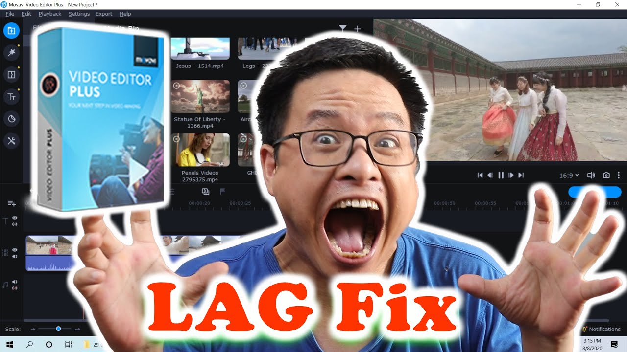Movavi Video Editor Plus 2020 LAG| Why and How to Fix?