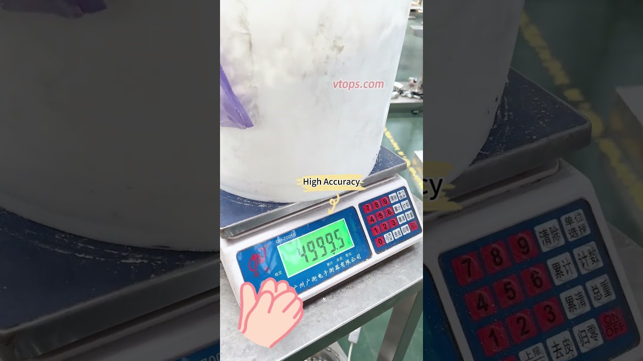 5000g Flour Powder | Professional Style Auger Filler Machine | Servo Filling Motor | VTOPS-P6 Pro