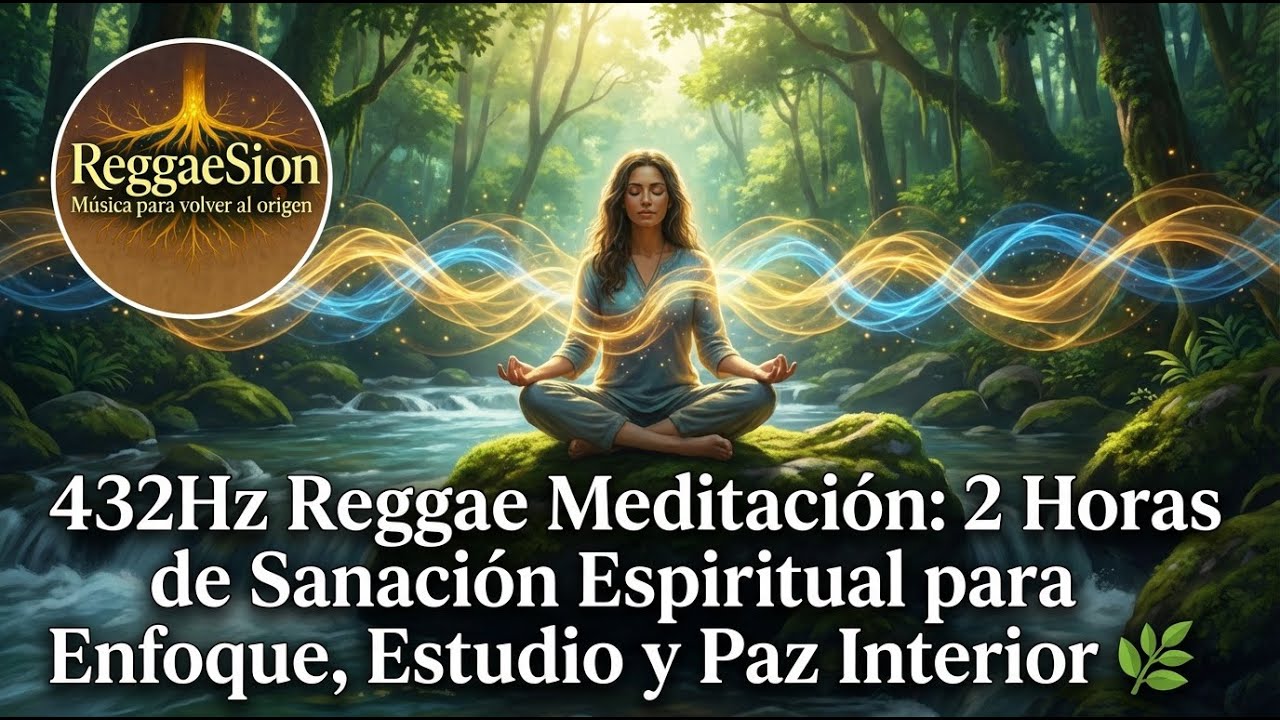 432Hz Reggae Meditación: 2 Horas de Sanación Espiritual para Enfoque, Estudio y Paz Interior 🌿✨